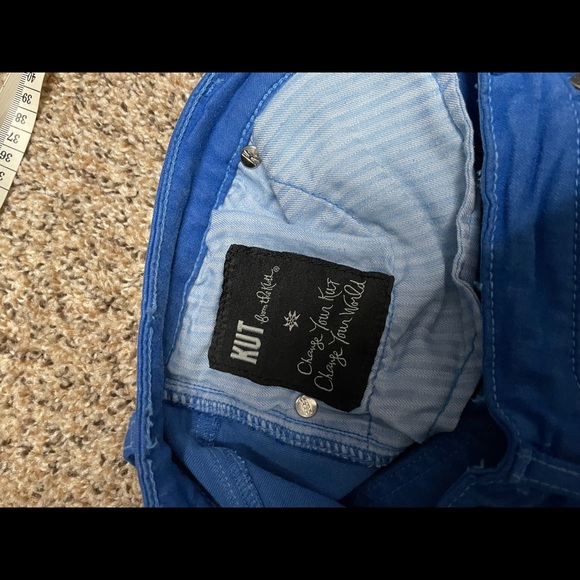 Royal Blue Kut from the Kloth Skinny Jeans size 8 - Picture 5 of 9